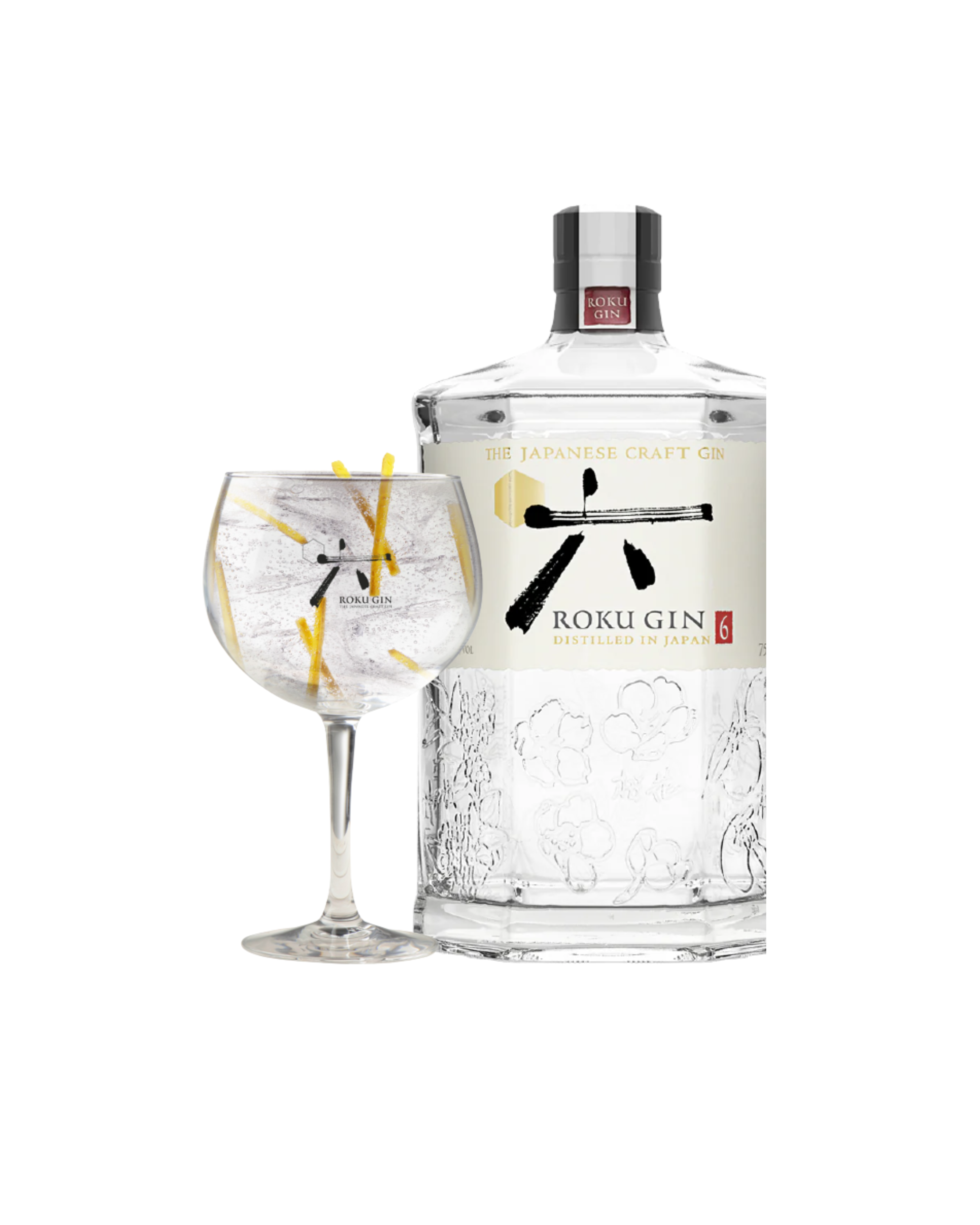 Roku Gin 750ml + FREE Exclusive Glass
