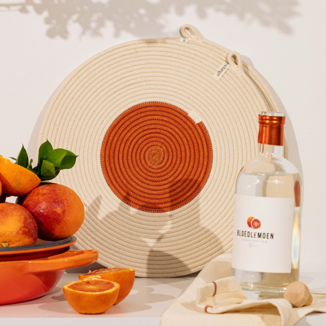2 x Bottles Bloedlemoen Gin (Original + Amber) plus FREE set of 2 Mia Melange Placemats