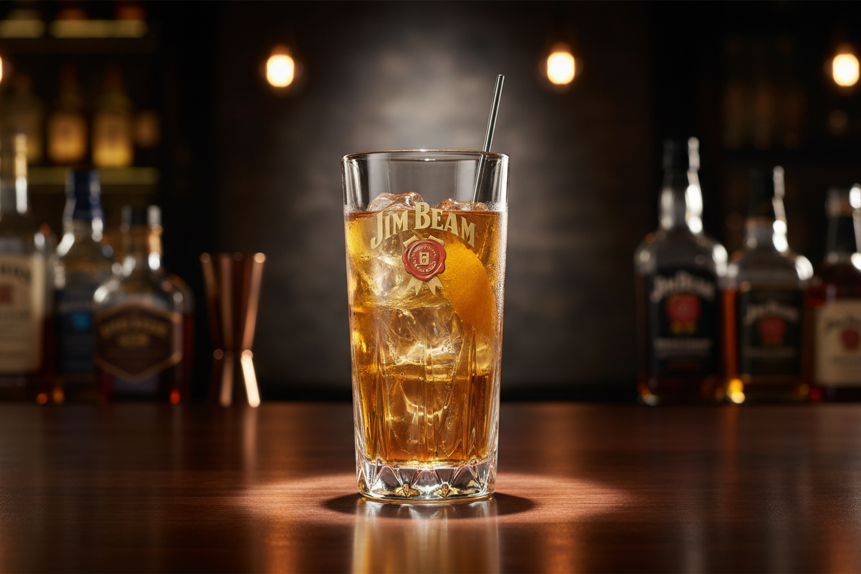 Jim Beam glass