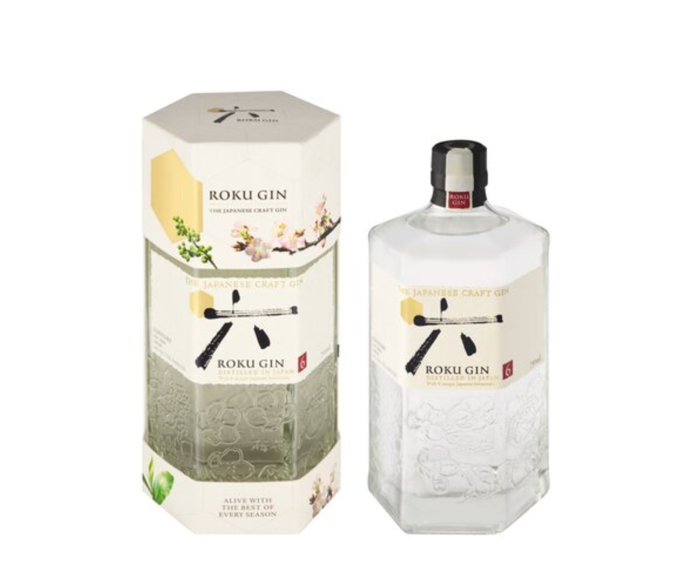 Roku Gin with Carton 750ml – Cutler, Palmer and Co Drinks South Africa