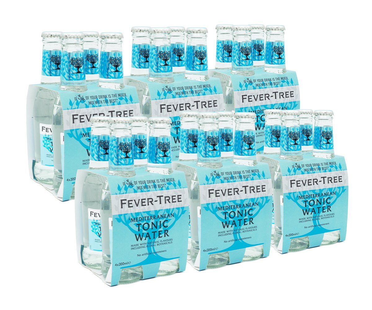 Fever-Tree Mediterranean Tonic 6 x 4 x 200ml Tonic Water Fever-Tree 