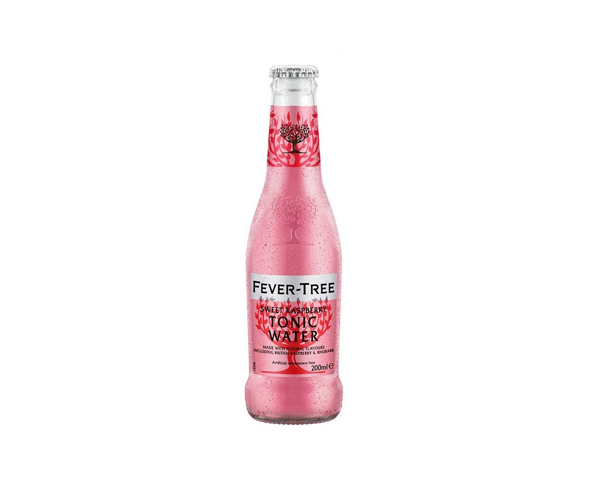 Fever-Tree Sweet Raspberry 6 x 4 x 200ml Tonic Water Fevertree ROW Limited 