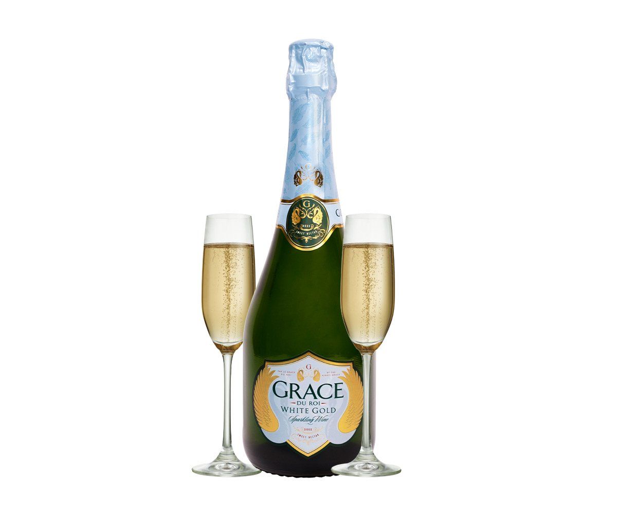 Grace Du Roi White Gold Demi-Sec 6 x 750ml Sparkling Wine Grace 