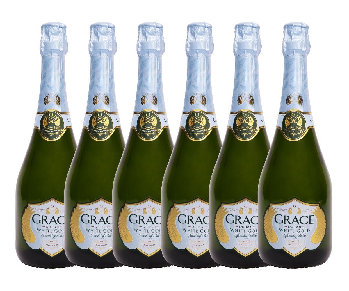 Grace Du Roi White Gold Demi-Sec 6 x 750ml Sparkling Wine Grace 